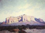 George Brandriff Superstition Mountain oil painting